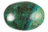 Polished Chrysocolla and Malachite Stone - Peru #250357-1